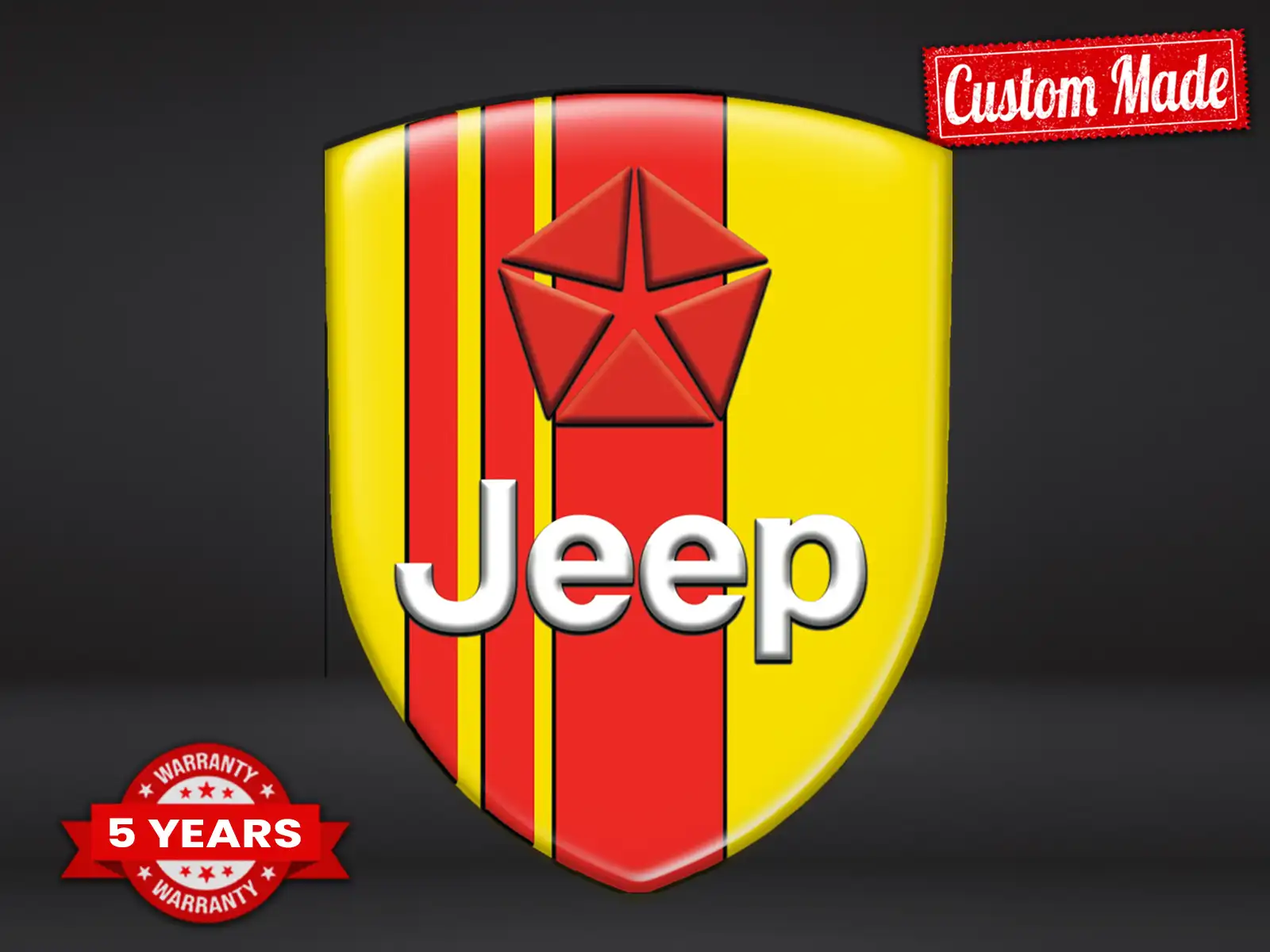 Jeep Adesivi Auto su Misura Pro Max Chic Durevoli Design